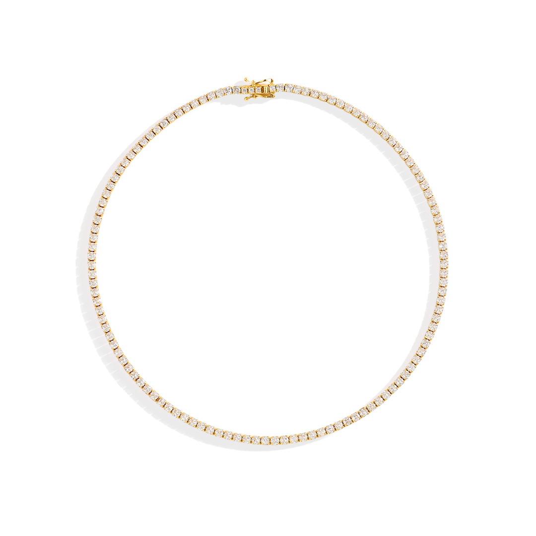 3mm Tennis Necklace