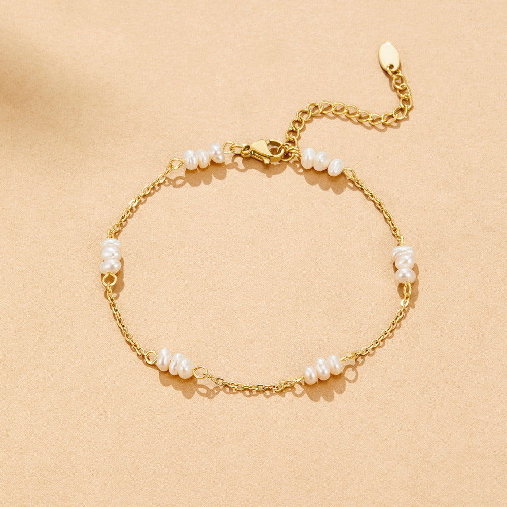 Alena Pearl Anklet