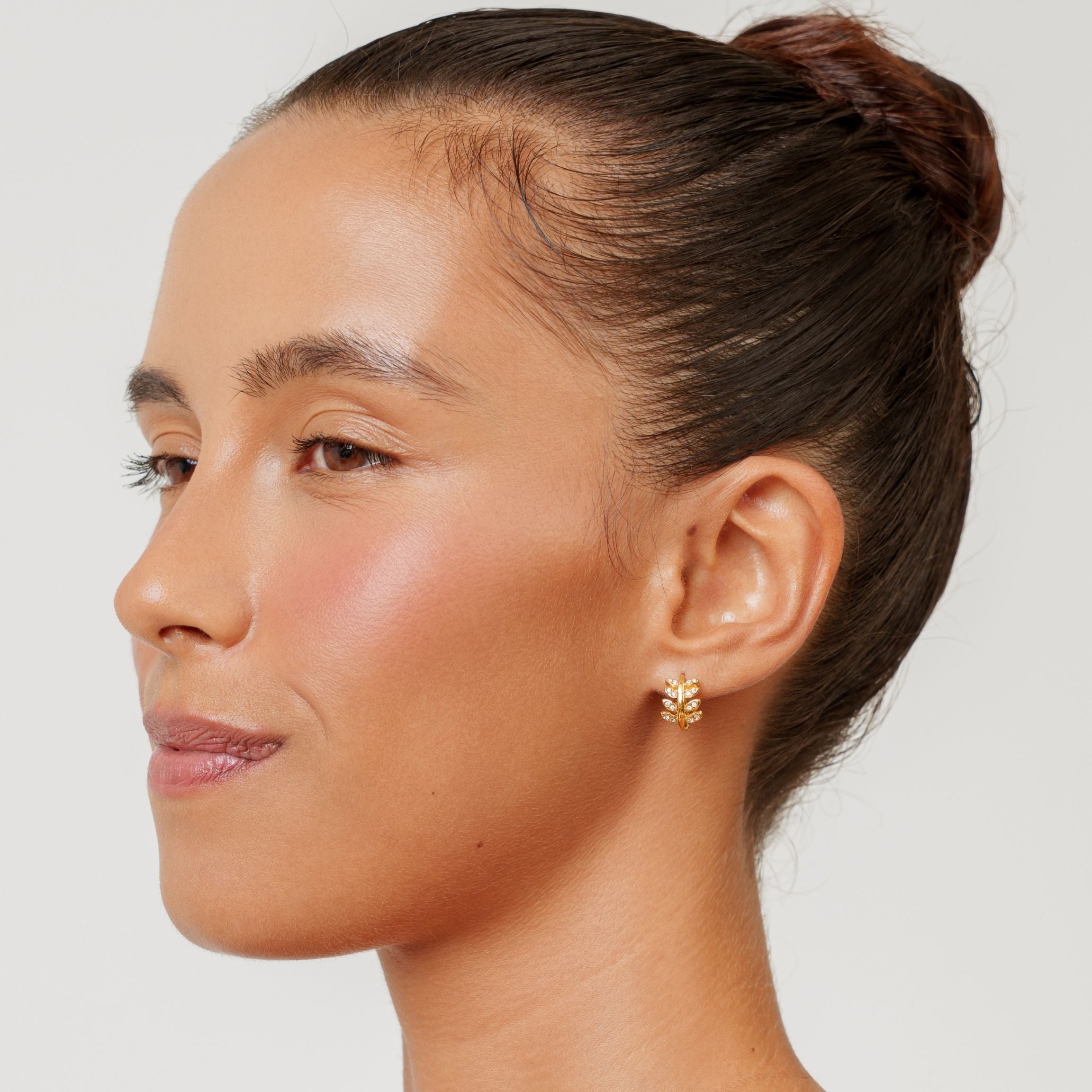Daisy Hoops Earrings