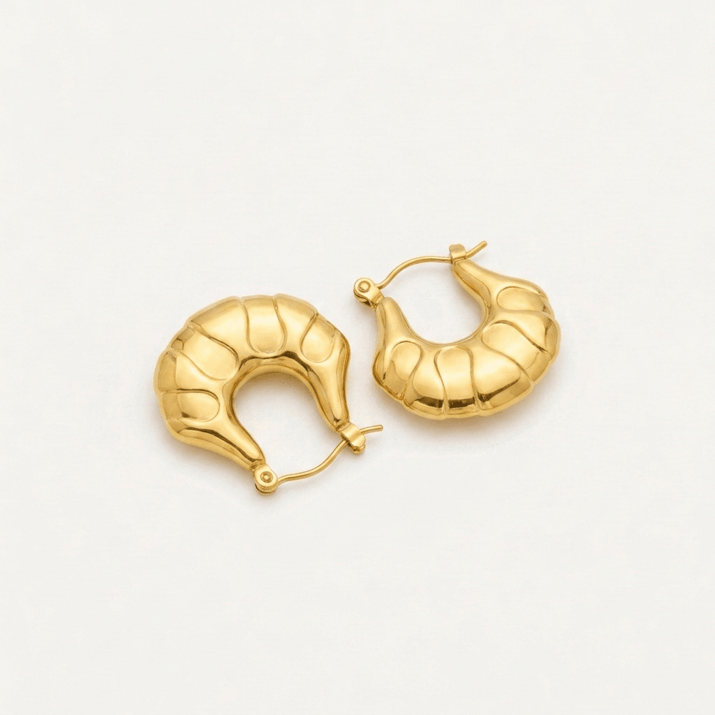 Croissant Hoop Earrings