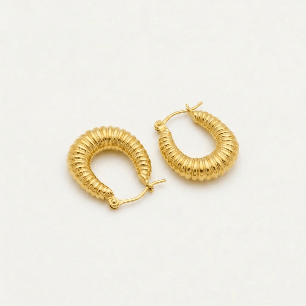 Spring Hoop Earrings