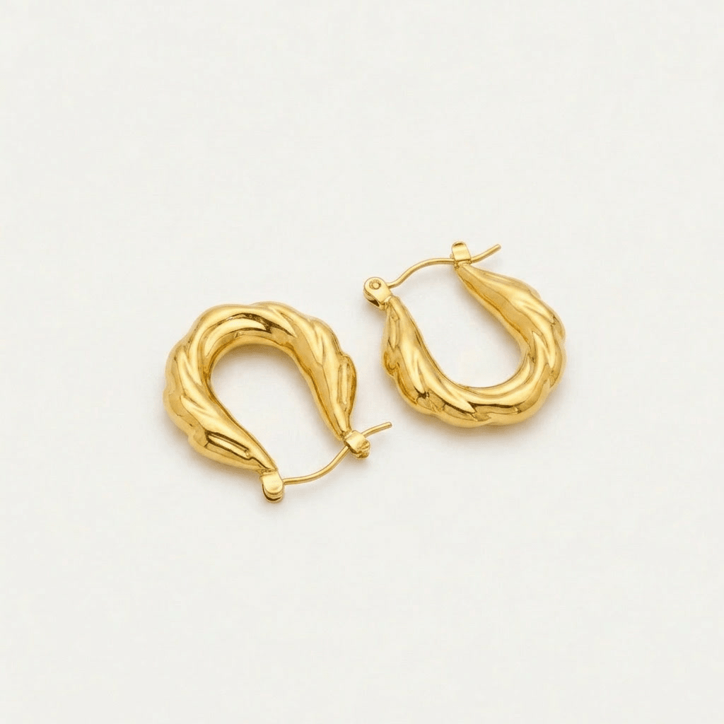 Current Hoop Earrings
