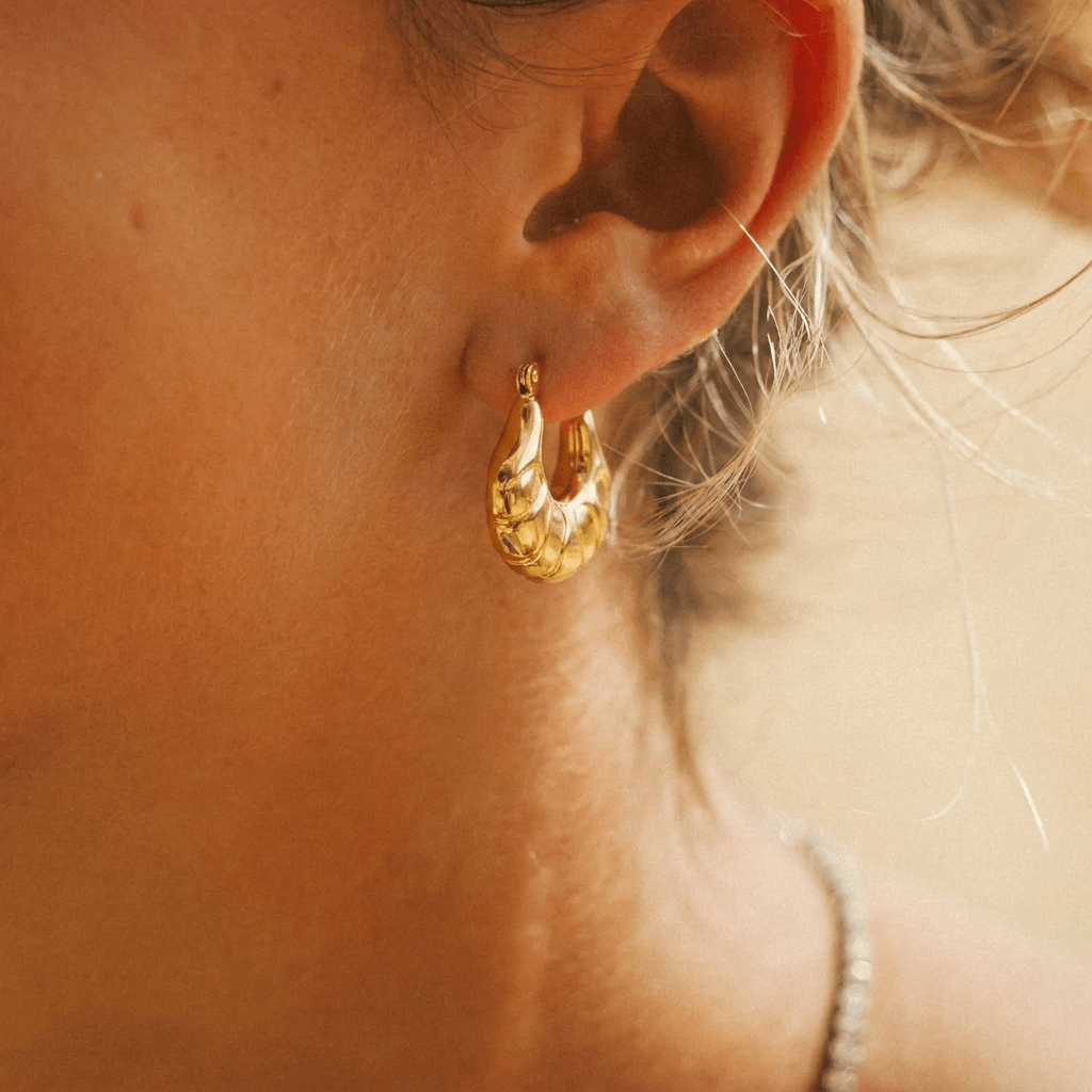 Croissant Hoop Earrings