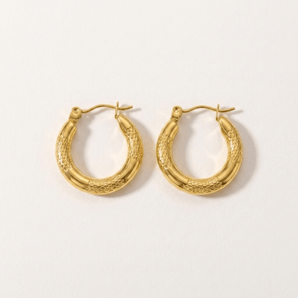 Cobra Hoop Earrings