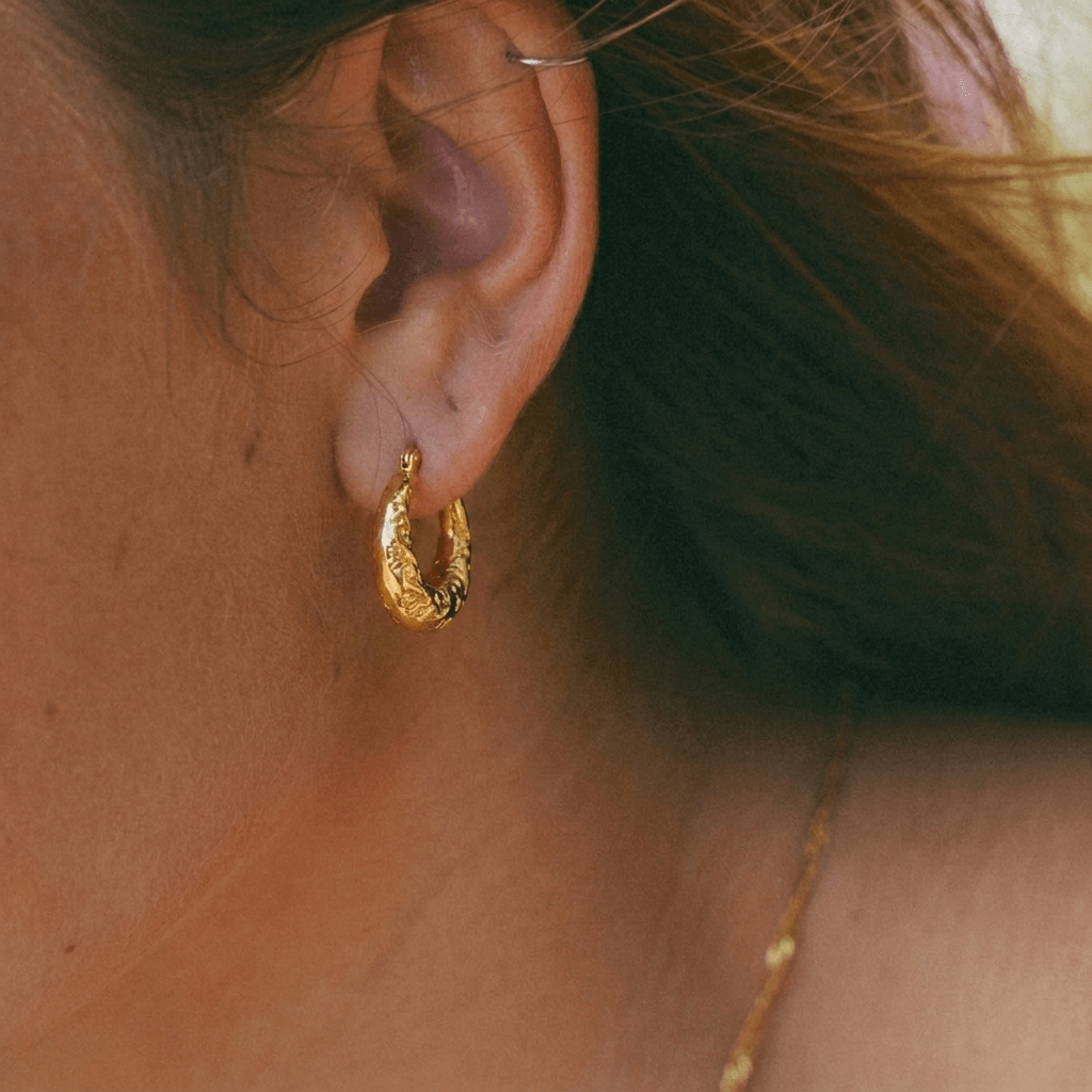 Baroque Hoop Earrings