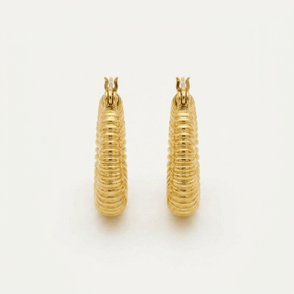 Spring Hoop Earrings