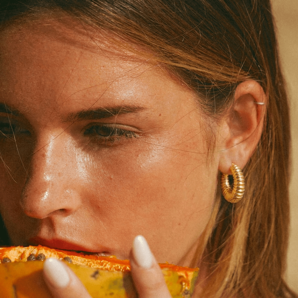 Spring Hoop Earrings
