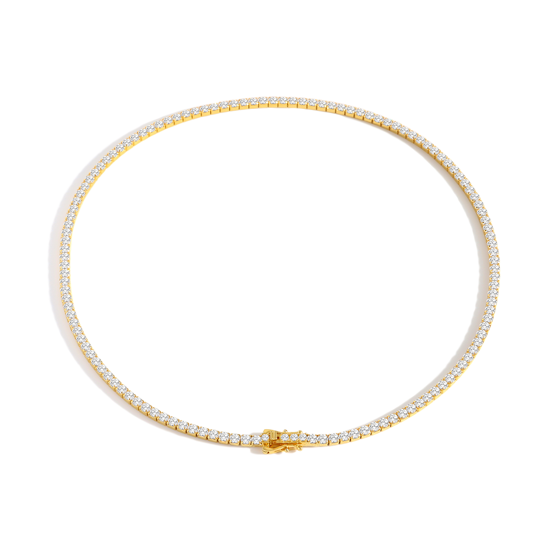 3mm Tennis Necklace