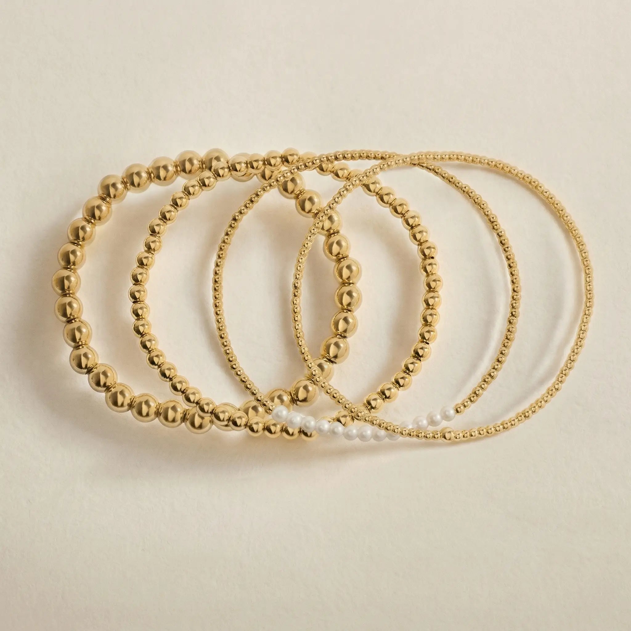 Everyday Pearl Bracelet Stacking Set