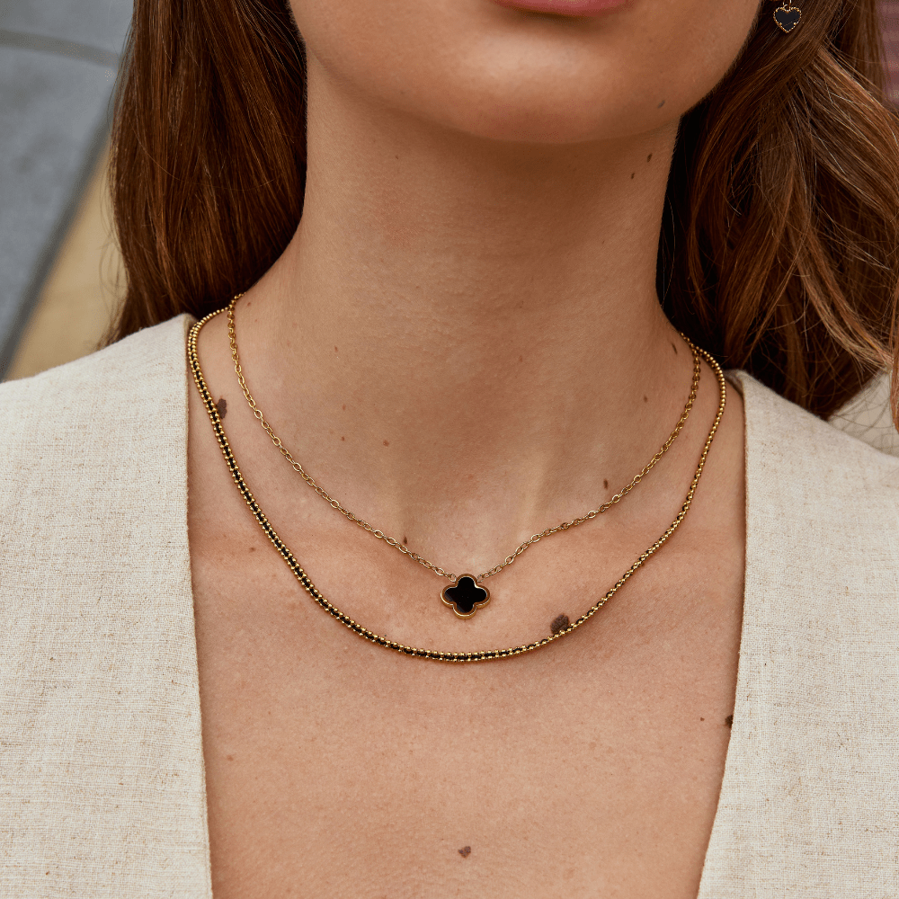 Black Clover Necklace