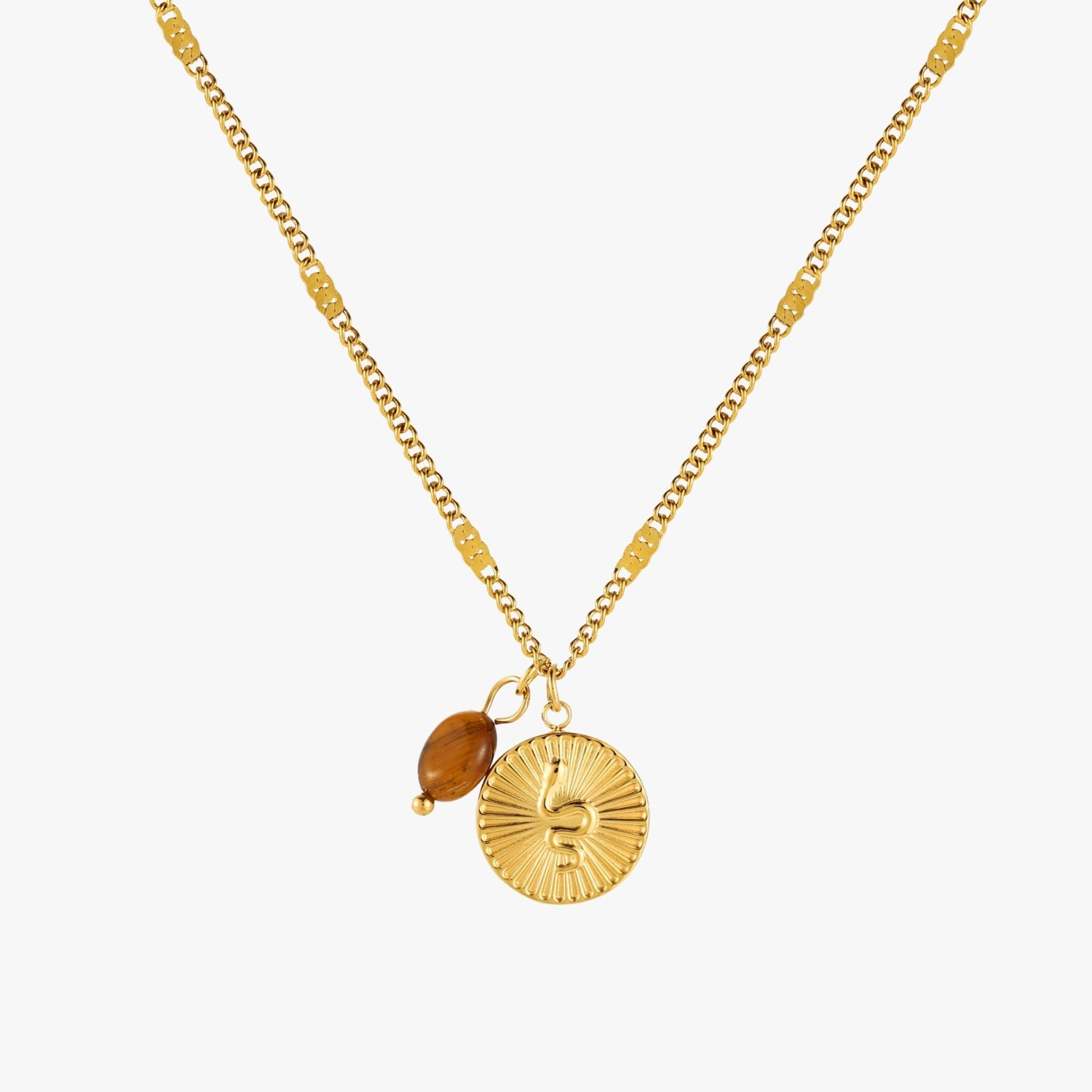 Golden Snake Necklace