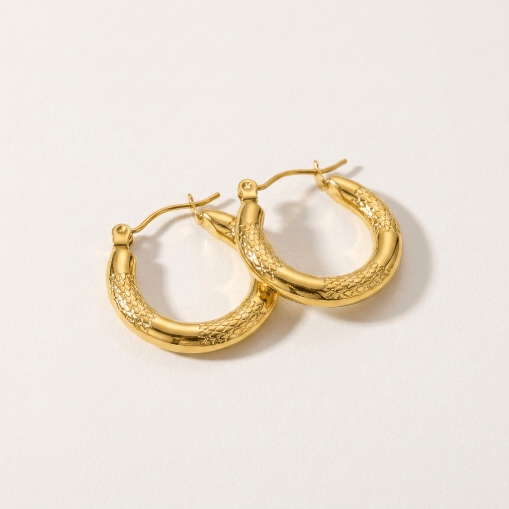 Cobra Hoop Earrings