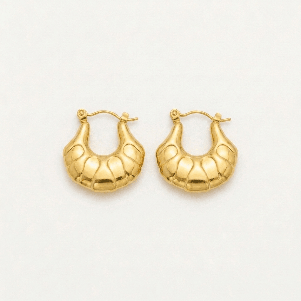 Croissant Hoop Earrings