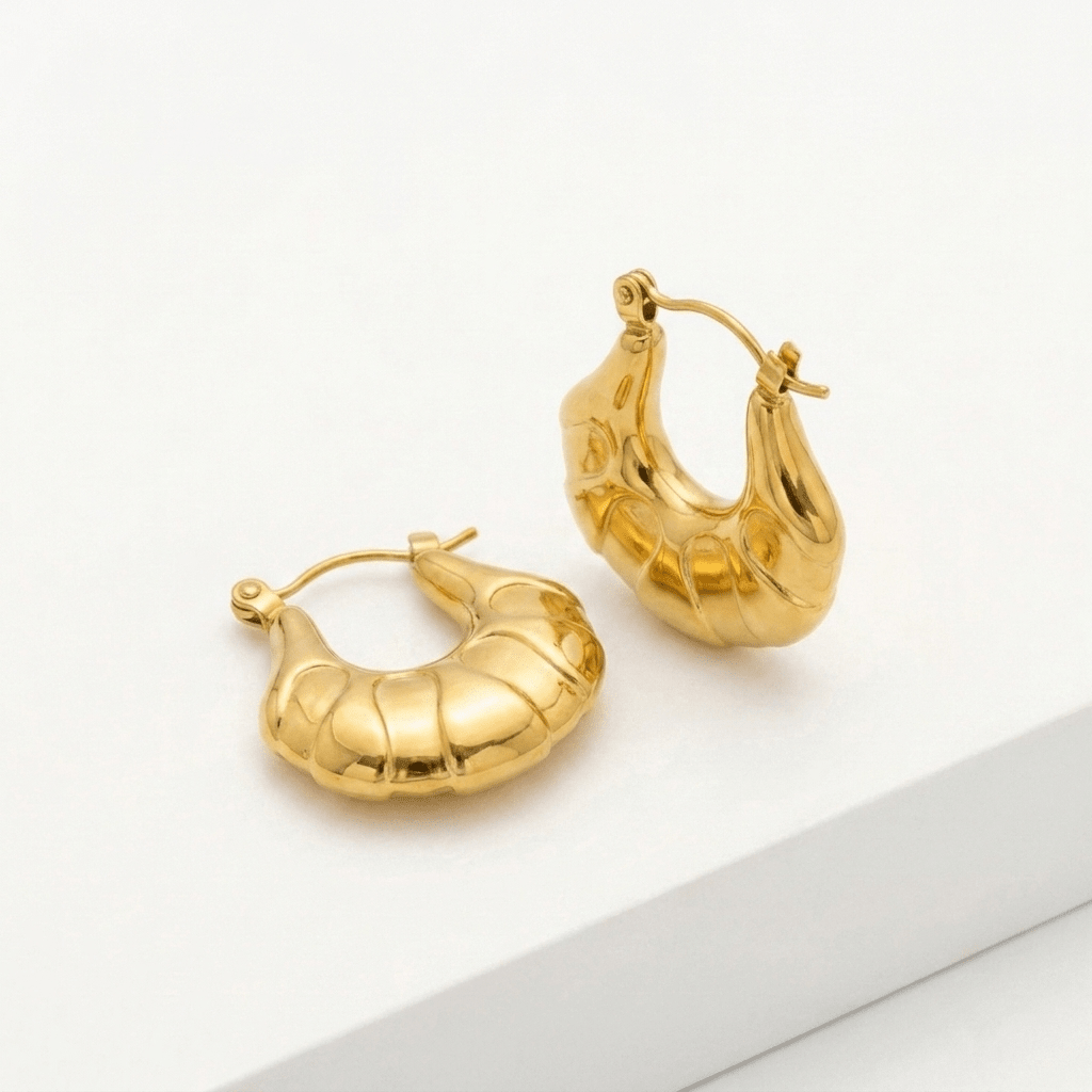 Croissant Hoop Earrings