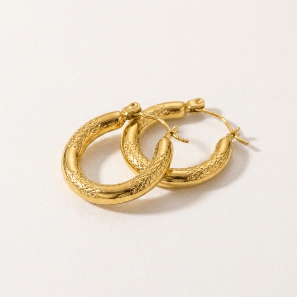 Cobra Hoop Earrings