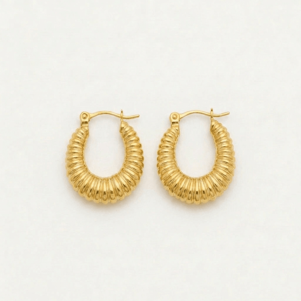 Spring Hoop Earrings