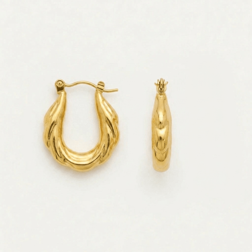 Current Hoop Earrings