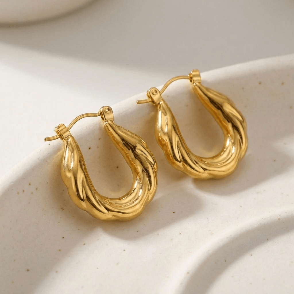 Current Hoop Earrings