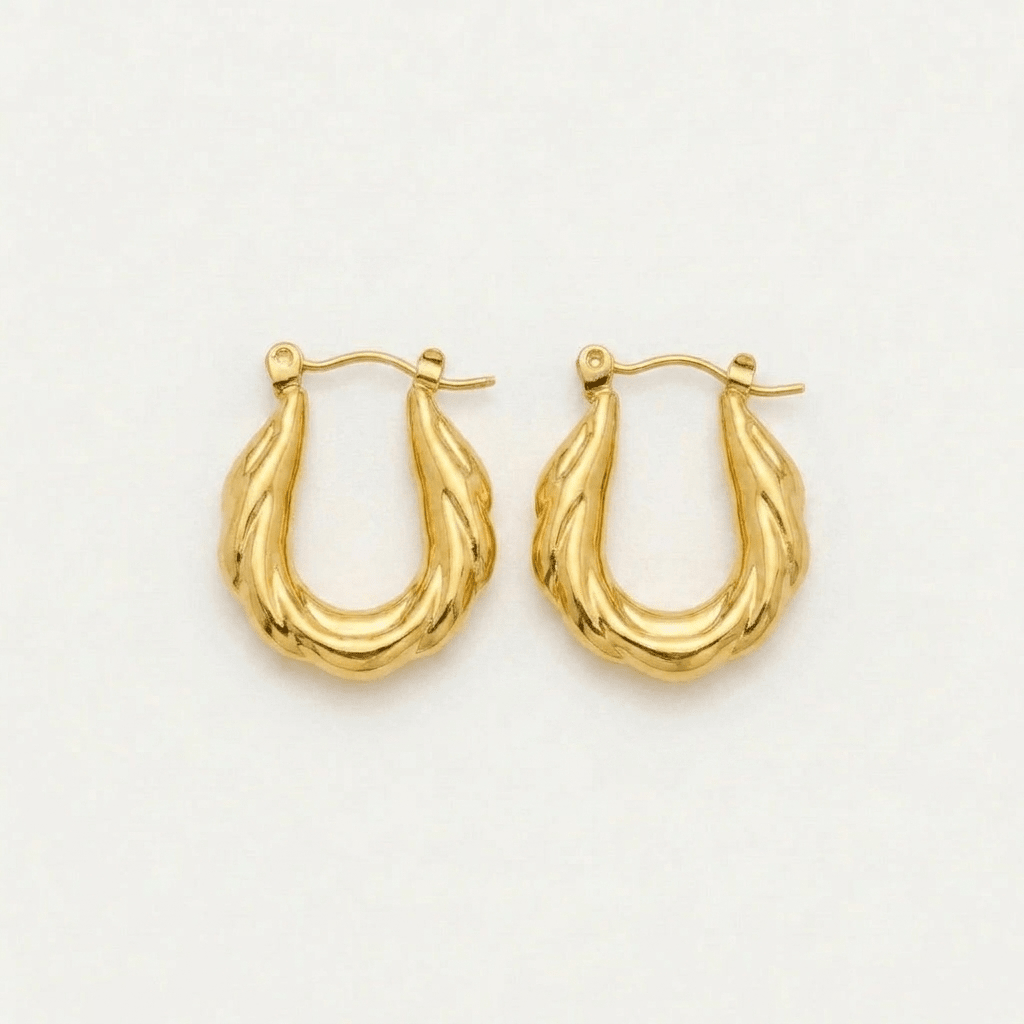 Current Hoop Earrings