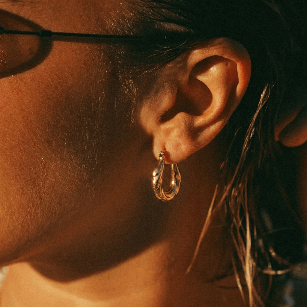Current Hoop Earrings