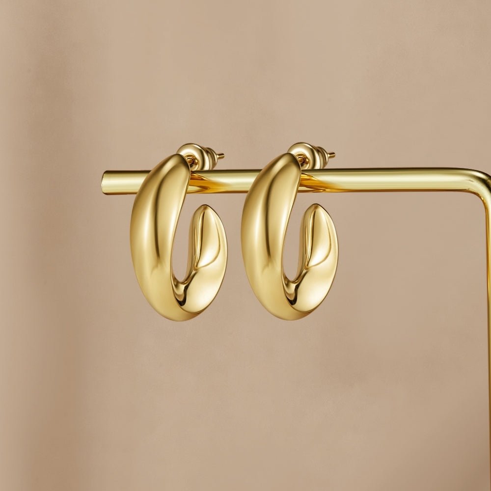 Twisted Sarah Hoop Earrings